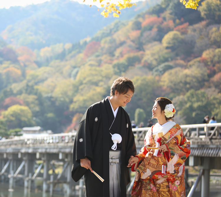 京都で叶えるお洒落な結婚写真